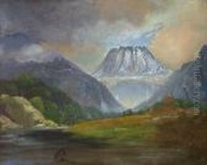 Gaustadtoppen 1858 1858 by Peder Balke