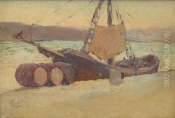 Fishing Boat In Harbour - view 1