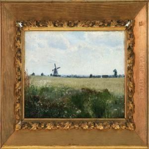 Autumn Landscape by Otto Petersen Balle