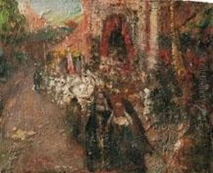 La Processione by Antonio Ballero