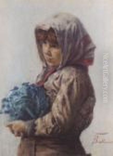 Italian Peasant Girl - view 1