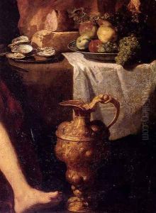 Lot And His Daughters - detail by Hendrick Bloemaert