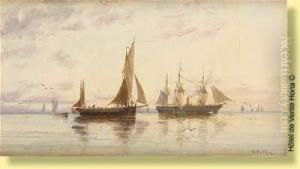 Marine Par Temps Calme by Auguste Ballin