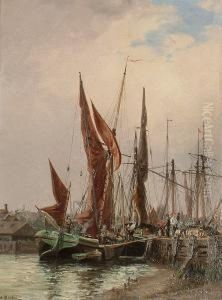 Loading The Boat by Auguste Ballin