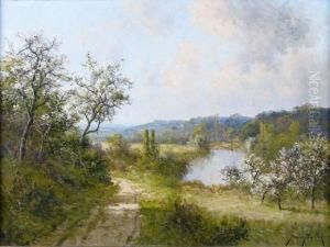 La Vallee Fleurie by Pierre Ernest Ballue