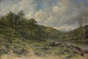 La Creuse A Gargilesse by Pierre Ernest Ballue
