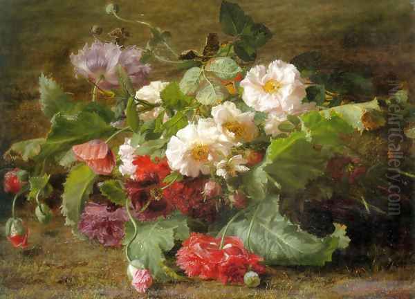 Poppies and Wild Roses - view 1