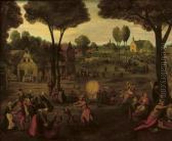A Village 'kermesse' - view 1