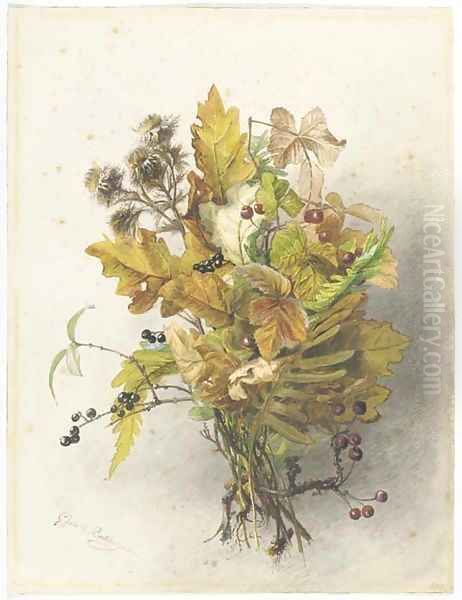 An autumn bouquet - view 1