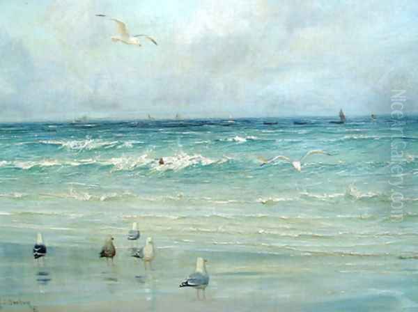 Seagulls on the Foreshore - view 1