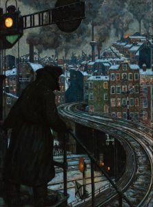 Arbeiterstadt by Hans Baluschek