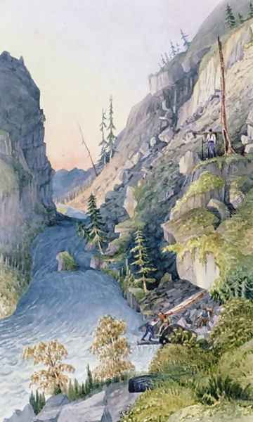 Portage in the Hoarfrost River, Canada - view 1