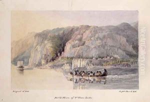 North Shore of Great Slave Lake 1833 by Sir George Back