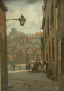 The Fish Flags Whitby by Elias Mollineaux Bancroft