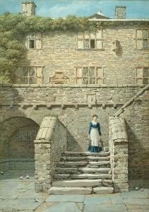 Portrait Of A Maid Before A Country House