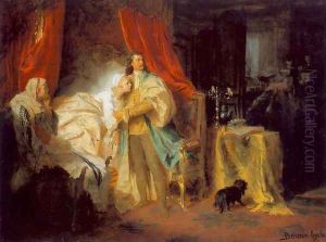 II. Rakoczi Ferenc elfogatasa a nagysarosi varban, 1869 by Gyula Benczur