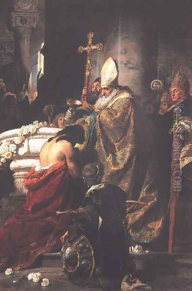 Baptism of the Vajk 1910 - view 1