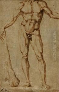 Italian, - Study For A Figure Ofhercules Italian, - Study For A Figure Ofhercules