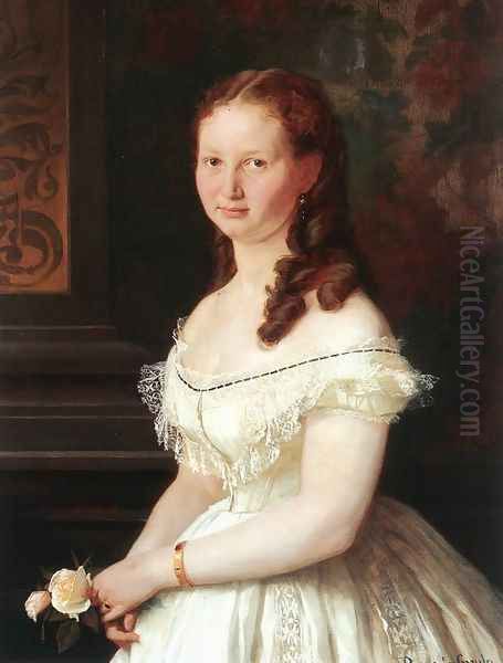 Fiatal lany rozsaval, 1868 - view 1