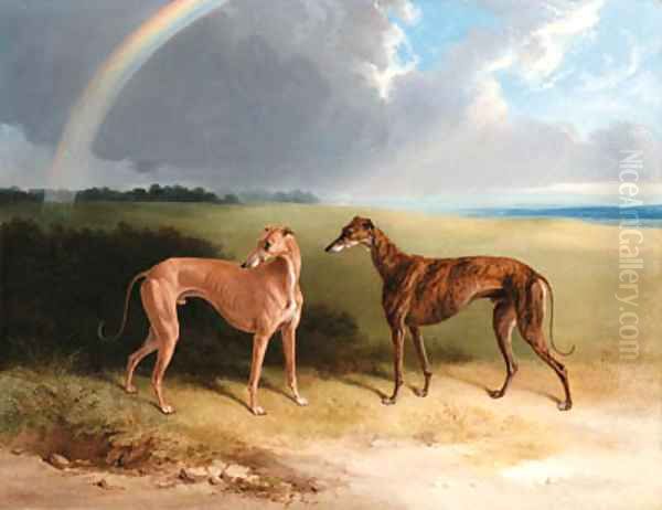 Mr. Reid's Greyhounds in a Landscape - view 1