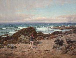 Islay From The Kintyre Coast by John James Bannatyne