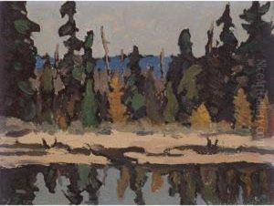 Trees And Lake by Frederick Grant Banting
