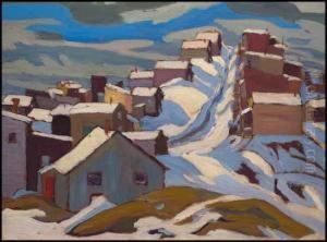 Village In Snow by Frederick Grant Banting