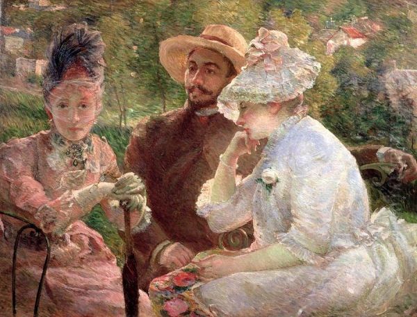 On the terrace at Sevres, 1880 - view 1