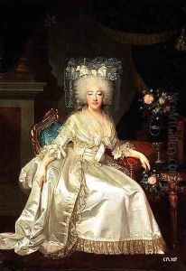 Portrait of Louise Marie Josephine de Savoie, Comtesse de Provence