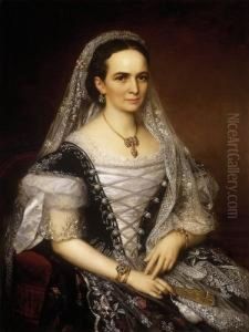 Baroness Kata Radak, Mrs. Janos Antos Retyi by Miklos Barabas