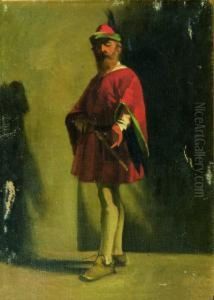 Studio Di Uomo In Costume by Nicolo Barabino