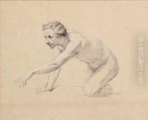 Studio Di Figura Maschile by Nicolo Barabino