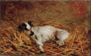 Il Cane Nella Stalla by Giuseppe Barbaglia