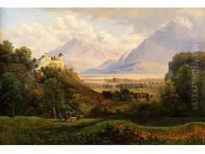 Oberbayerische Landschaft by Emil Barbarini