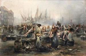 Fish Market by Emil Barbarini