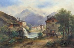 Brixlegg In Tirol by Emil Barbarini