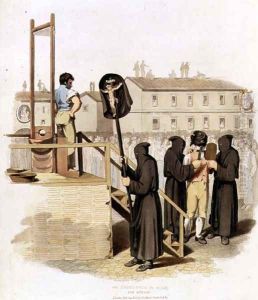 An Execution in Rome for Murder, 1820 by Richard Bridgens