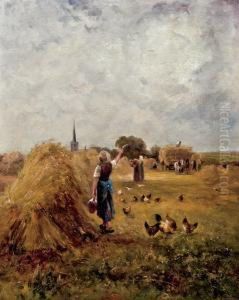 Bei Der Ernte by Emil Barbarini