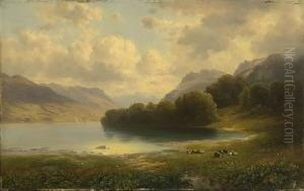 Gebirgssee. - view 1