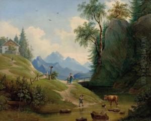 Am Weg Zur Alm