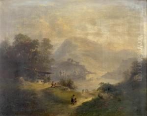 Blick Auf Gaisberg Bei Salzburg