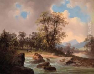 Landschaft Mit Figurlicher Staffage