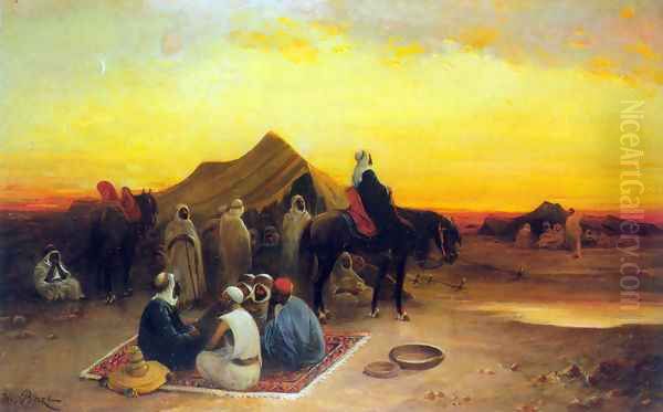 At the oasis - view 1