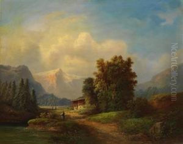 Landschaft Mit Bergpanorama - view 1