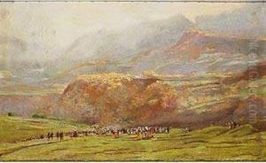 Romeria En Subiaco,italia by Mariano Barbasan Lagueruela