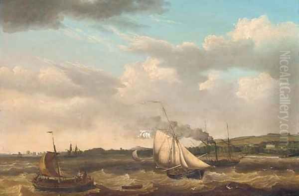 Caught in the tidal race offshore - view 1