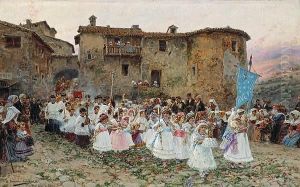 The First Communion by Mariano Barbasan Lagueruela