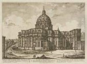 Veduta Dell'esterno Della 
Basilica Di S. Pietro In Vaticano; Veduta Dell'interno Della Chiesa Di 
S. Costanza