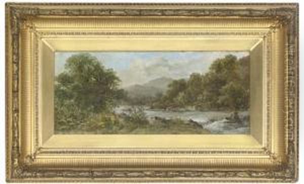 A River Landscape, Wales - view 1