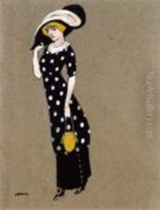 Personnages De La Belle Epoque by Georges Barbier
